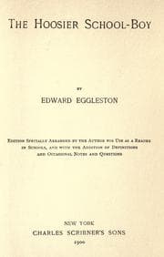Cover of The Hoosier school-boy