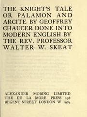 Cover of The knight's tale