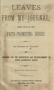 Cover of Leaves from My Journal