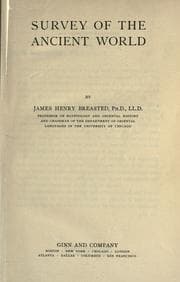 Cover of Survey of the ancient world