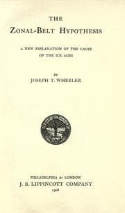 Cover of The zonal-belt hypothesis