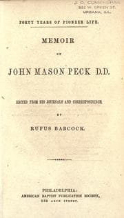 Cover of Forty years of pioneer life