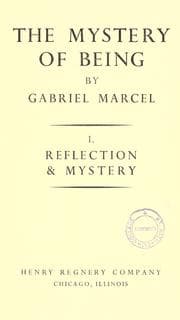 Cover of Mystère de l'être