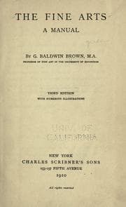 Cover of The Fine arts