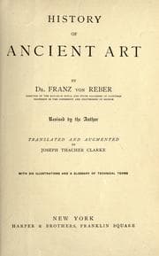 Cover of History of ancient art