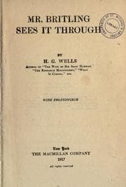 Cover of Mr. Britling Sees It Through