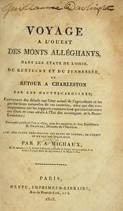 Cover of Voyage à l'ouest des monts Alléghanys