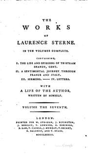 Cover of The works of Laurence Sterne