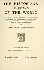 Cover of The historians' history of the world