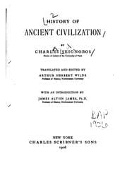 Cover of History of Ancient Civilization