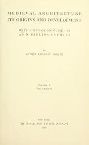 Cover of Medieval architecture