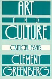 Cover of Art and culture
