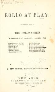 Cover of Rollo at play