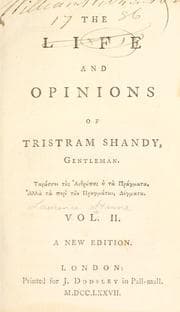 Cover of The Life and Opinions of Tristram Shandy, Gentleman