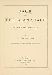 Cover of Jack and the bean-stalk