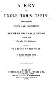 Cover of Key to Uncle Tom's cabin