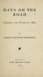 Cover of Days on the road