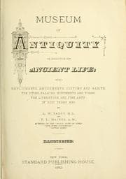 Cover of Museum of antiquity