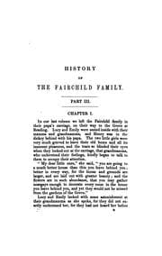 Cover of The history of the Fairchid family, or the child's manual