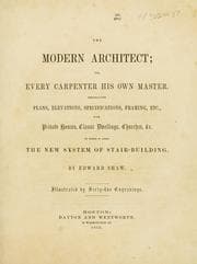 Cover of The modern architect