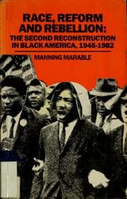 Cover of Race, reform and rebellion