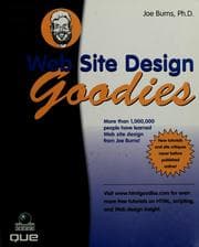 Cover of Web site design goodies