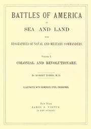 Cover of Battles of America by sea and land