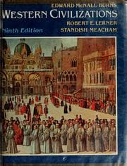 Cover of Western civilizations, their history and their culture