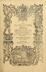 Cover of Istorie Fiorentine