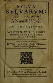 Cover of Sylva sylvarvm