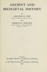 Cover of Ancient and mediaeval history