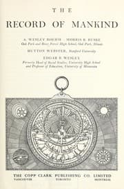 Cover of The record of mankind