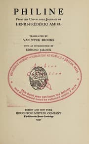 Cover of Philine