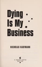 Cover of Dying is My Business