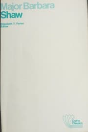 Cover of Major Barbara