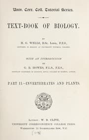 Cover of Text-book of biology