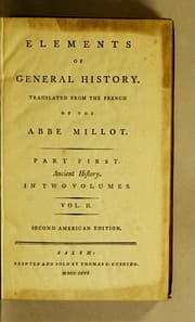 Cover of Elements of general history