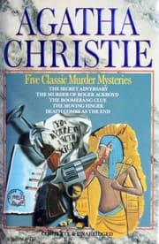 Cover of Five Classic Murder Mysteries (Boomerang Clue / Death Comes as the End / Moving Finger / Murder of Roger Ackroyd / Secret Adversary)