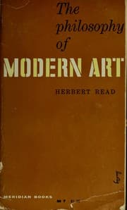 Cover of The Philosophy of Modern Art