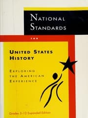Cover of National standards for United States history